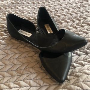 Steve Madden size 8 black flats